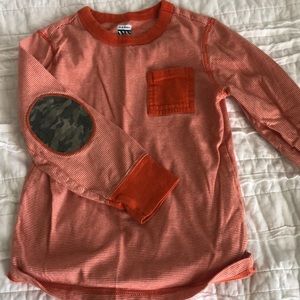 Old Navy long sleeved mixed media crew tee